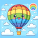 Joyful Hot Air Balloon Paint By Diamonds Kits