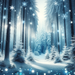 Enchanted Winter Forest Paint By Diamonds Art