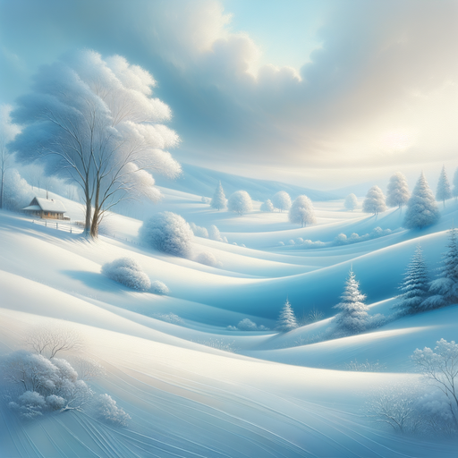 Tranquil Winter Landscape Paint By Diamonds