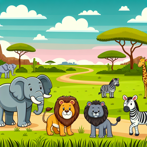 Wild Safari Discovery Diamond Painting