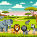 Wild Safari Discovery Diamond Painting