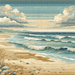 Seaside Serenity Tapestry DIY Paint By Diamonds