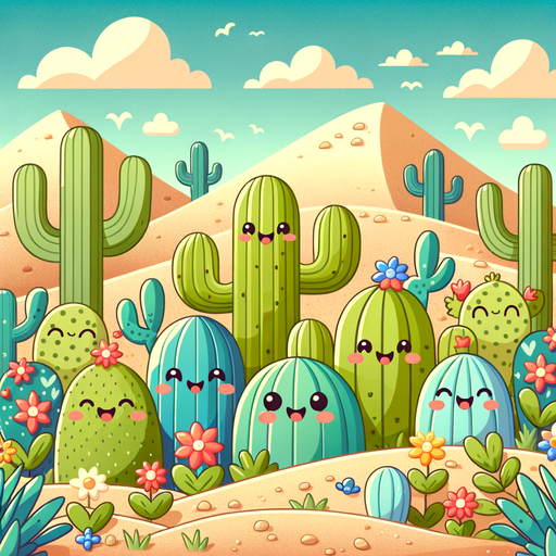 Cheerful Cacti Crew DIY Paint By Diamonds