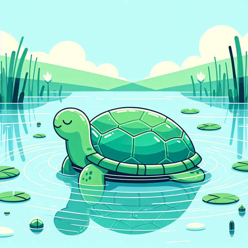 Tranquil Turtle Painting Diamond Kit