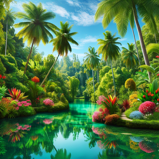 Tropical Oasis Getaway Paint By Diamond