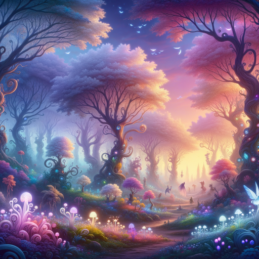 Fairytale Forest Painting Diamond Kit