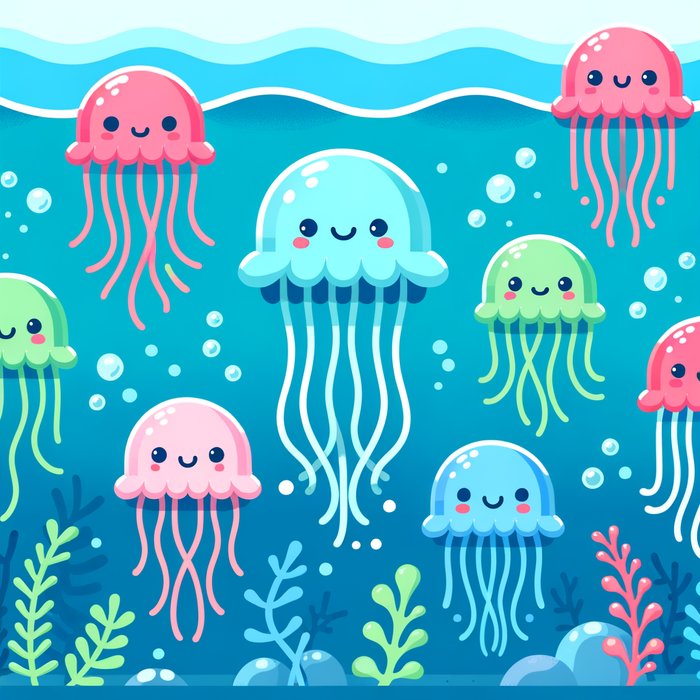 Jolly Jellyfish Paint By Color