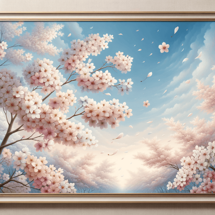 Exquisite Cherry Blossoms Paint By Diamonds Art