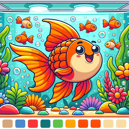 Lively Goldfish Paint By Diamonds Art