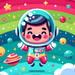 Brave Astronaut Paint By Diamonds Kits