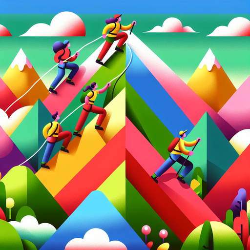 Happy Mountain Climbing Paint By Diamonds Kits