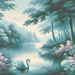 Swan Lake Serenity Diamonded Painting Kits