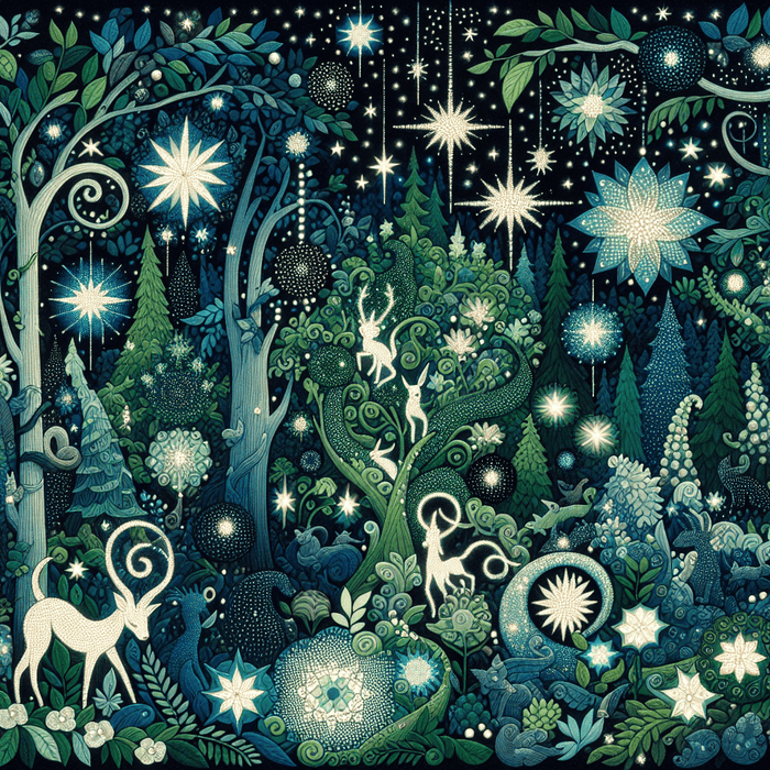 Starlit Forest Adventure Paint By Color