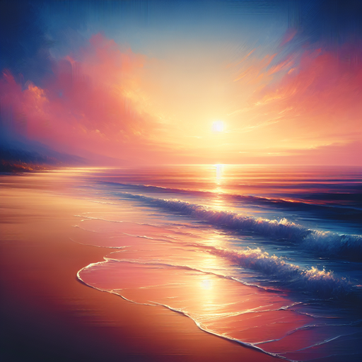 Dreamy Sunset Beach Diamond Painting