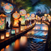 Seoul Lantern Festival - Seoul Painting By Diamonds Kit