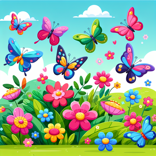Ballet Of The Butterflies Painting Diamond Kit