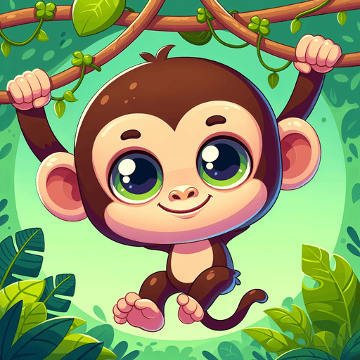 Giggles The Chimp Diamond Painting