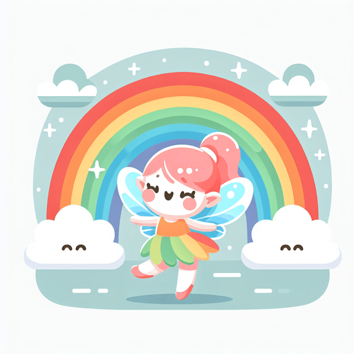 Rainbow Fairy Diamond Painting