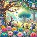 Charming Fairy Tale Forest Paint By Color