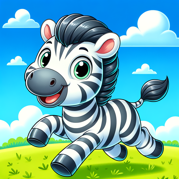 Adventurous Zebra Paint By Color