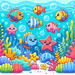 Delightful Undersea World Painting Diamond Kit