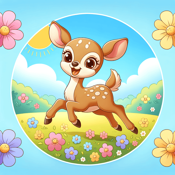 Dancing Fawn Paint By Diamonds
