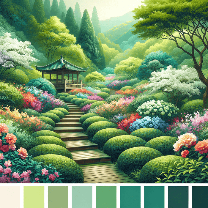 Tranquil Tea Garden Paint By Diamonds