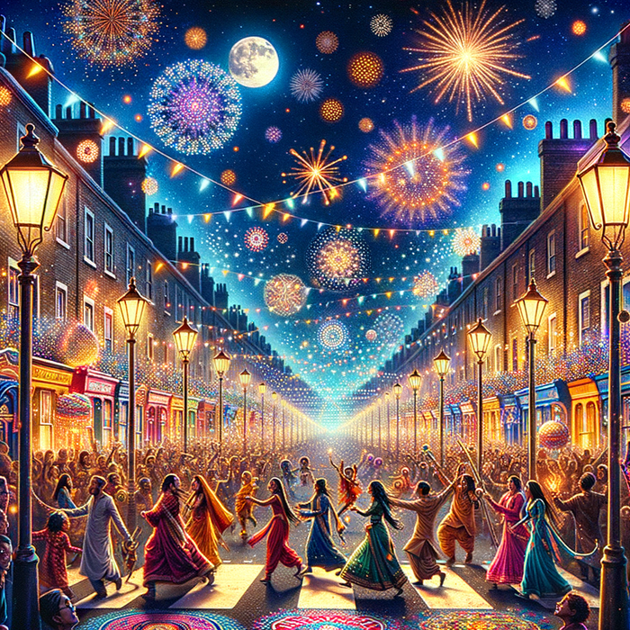 Diwali - United Kingdom Painting By Diamonds Kit