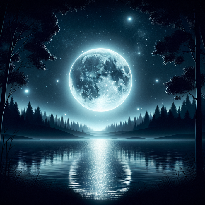 Ethereal Moonlit Night 5D DIY Paint By Diamond Kit