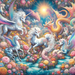 Whimsical Fantasy Landscape Painting Diamond Kit