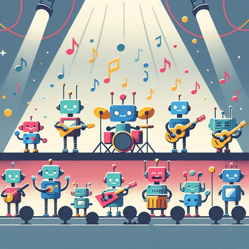 Rocking Robot Band Diamonded Painting Kits