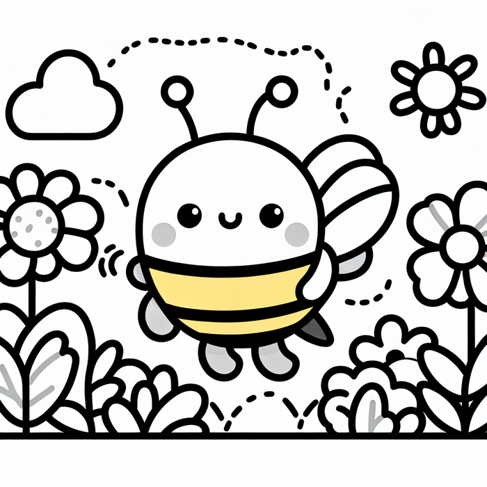 Buzzy Bee's Garden Adventure Paint By Diamonds Art