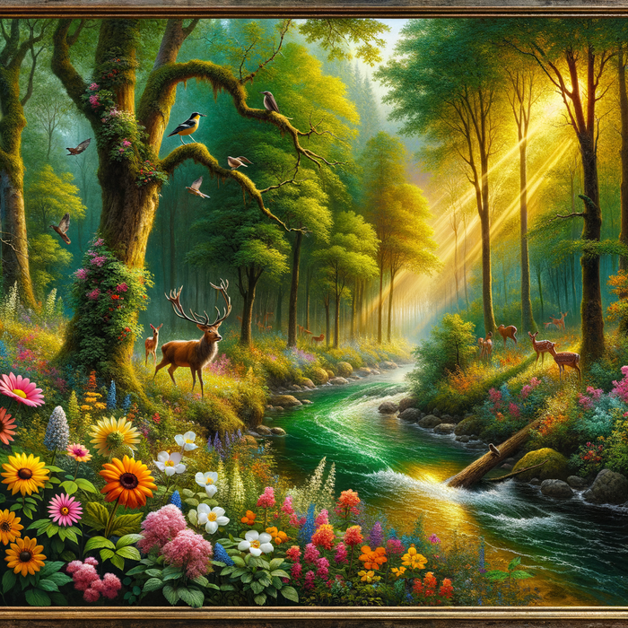 Nature's Embrace 5D DIY Paint By Diamond Kit