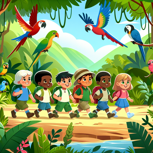 Tropical Jungle Trek Paint By Diamond