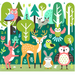 Merry Woodland Festival Painting Diamond Kit