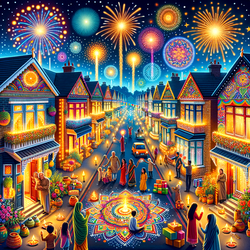 Diwali Festival - India Painting By Diamonds Kit