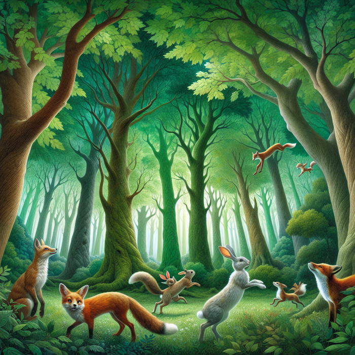 Woodland Friends Diamond Painting