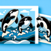 Playful Orca Adventure DIY Paint By Diamonds