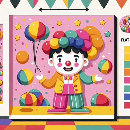Joyful Clown Party Painting By Diamonds Kit