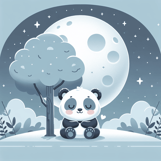 Moonlit Panda Paint By Diamonds Kits