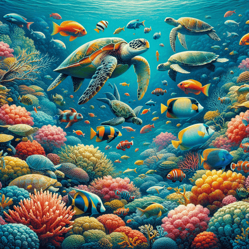 Underwater Wonderworld Paint By Color