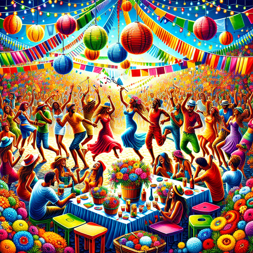 Joyful Summer Fiesta Paint By Diamonds