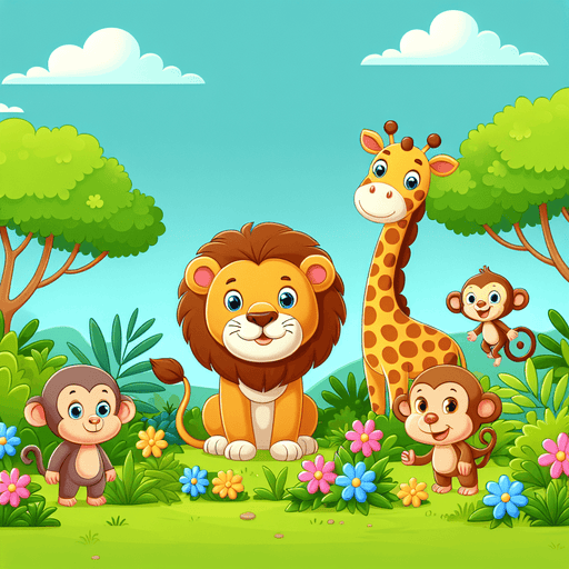 Jungle Safari Expedition Paint By Diamonds Kits