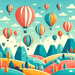 Magical Balloon Journey Paint By Diamond