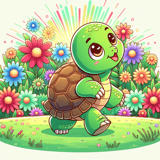 Giggles The Tortoise Paint By Color