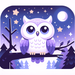 Dreamy Night Owl Painting Diamond Kit