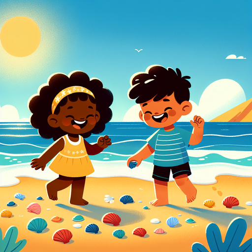 Sunny Seashell Stroll Paint By Diamonds Art