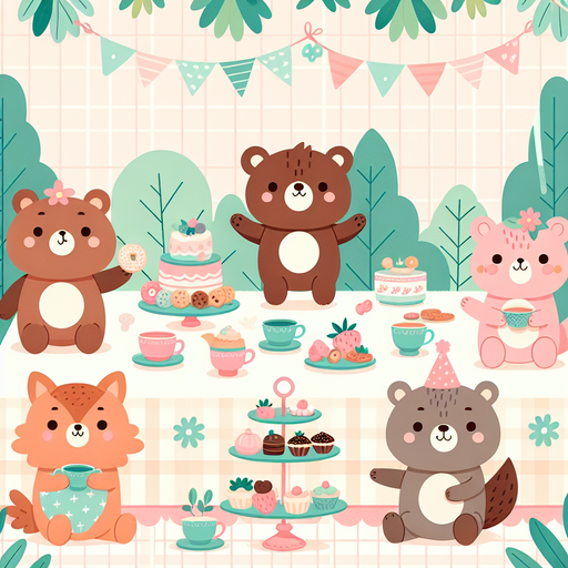 Tranquil Tea Party Paint By Diamonds