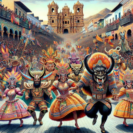 Oruro Carnival - Oruro Painting By Diamonds Kit