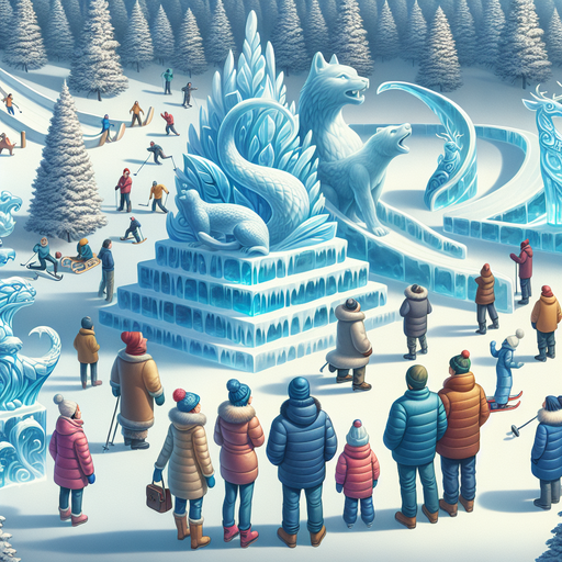 Snow & Ice Festival Paint By Diamond